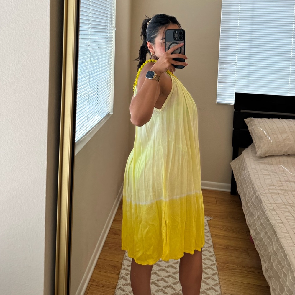 Yellow Ombre Maxi Dress